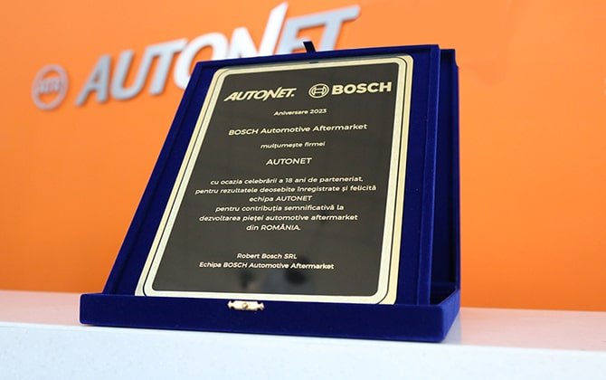 Autonet Import și Bosch aniverseasă 18 ani de strânsă colaborare