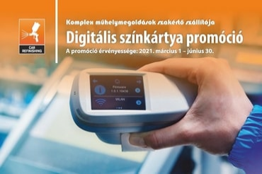 Digitális színkártya promóció