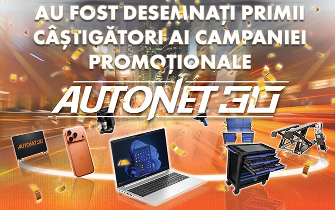 Prima extragere a Campaniei Autonet 30: au fost desemnați câștigătorii primelor 100 de premii