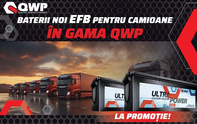 Baterii QWP EFB pentru camioane