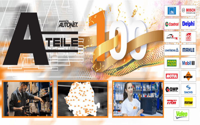 Rețeaua A-Teile a ajuns la 100 de magazine