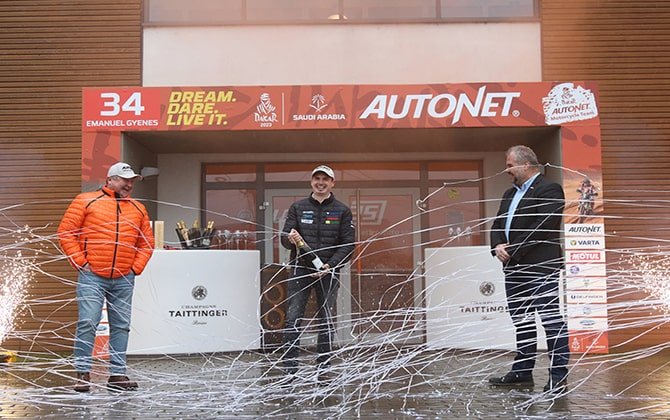 Mani Gyenes, primire demnă de un campion, la întoarcerea din Dakar 2023