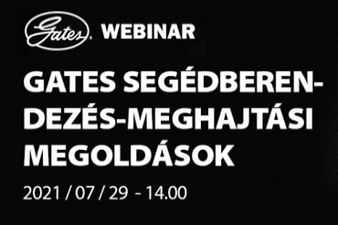 Gates segédberendezés-meghajtási megoldások